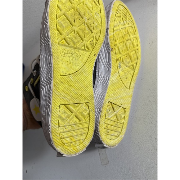 Converse All-Star Edge Glow Sneaker Gray Yellow Far From Chuck Taylor Men's 12 - Picture 5 of 7
